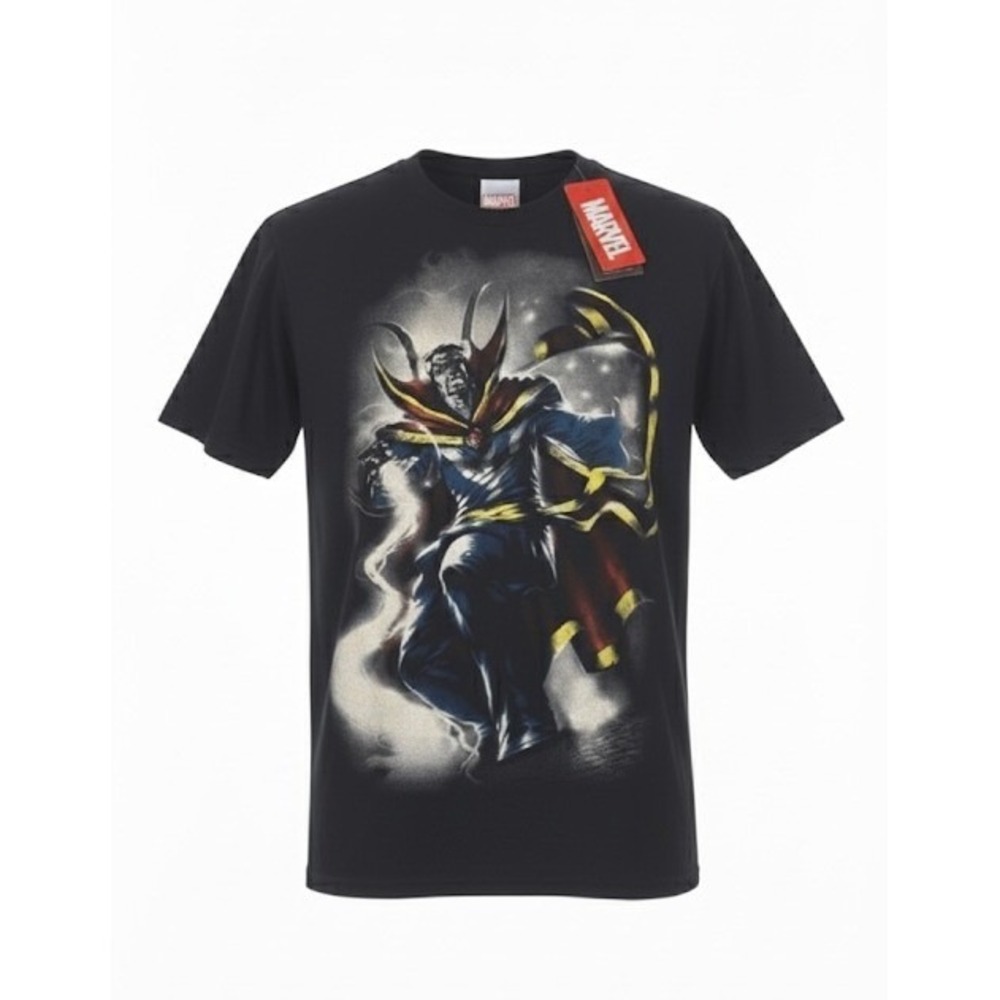 Marvel Doctor Strange T-Shirt Graphic Tee Black Comic‎ Book L New